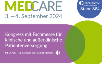 Treffen Sie uns auf der MEDCARE in Leipzig!